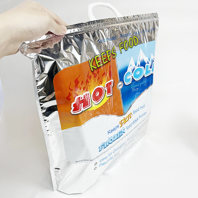 Gelato Carry Hot Cold Insulated Bags, drogheria termica di alluminio Tote Bag di EPE