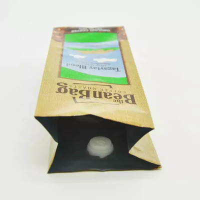 Borsa d'imballaggio matta sigillata del di alluminio dei chicchi di caffè del tè della polvere dell'alimento con la valvola per aria