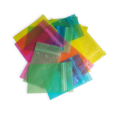 8.5*10 Cm Small Poly Packaging Bag Transparant Ziplock For Ring Jewelry