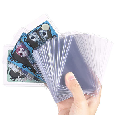 Thick 20pt 25pt Baseball Card Hard Plastic Protectors For Pokemon