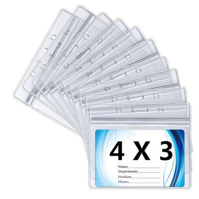 35C/Layer 4 x 3 in manica del vinile della carta di identità, protettore della carta di vaccinazione del PVC