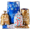 Regali di Natale Regali di Natale Sacchetti regalo con coulisse in lamina per bomboniere per chicche