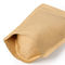 del caffè 16oz del sacco di carta del supporto fondo piatto a chiusura lampo biodegradabile su