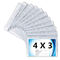 35C/Layer 4 x 3 in manica del vinile della carta di identità, protettore della carta di vaccinazione del PVC