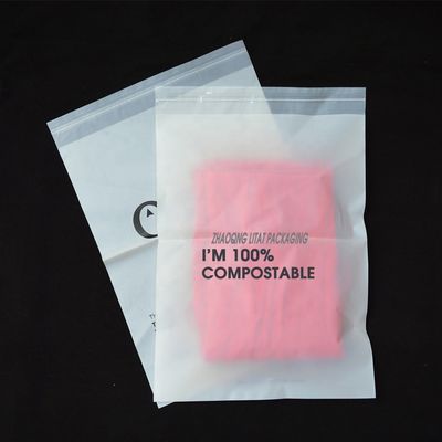 Rubinetto autoadesivo d'imballaggio biodegradabile 100% della borsa dell'amido di mais di PLA
