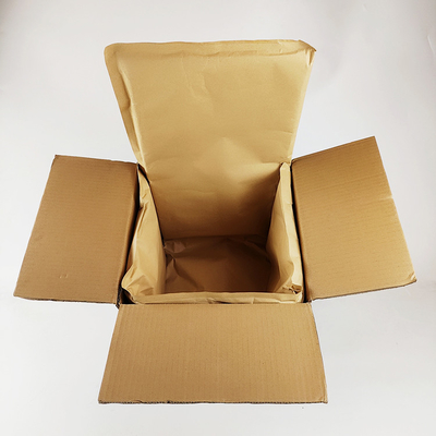 Eco-friendly Strada riciclabile carta kraft rivestimenti termici materiale di lana Box Cooler Liner