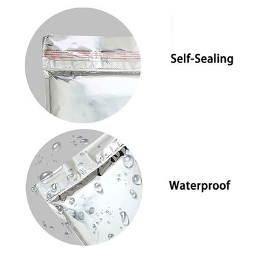 Dimensioni personalizzate 12 * 15 pollici raffreddatore termico in foglio di alluminio busta di posta isolata