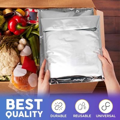 Dispositivi di foglio di alluminio metallico caldo freddo termico isolato raffreddatore a bolla mailers busta